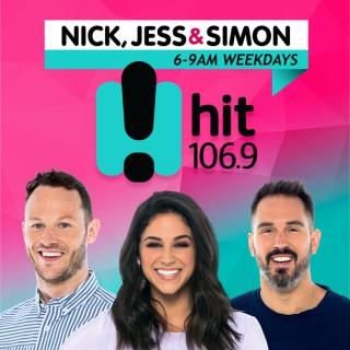Nick, Jess & Simon - hit106.9 Newcastle