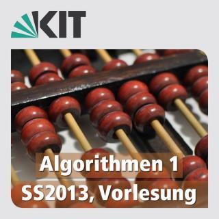Algorithmen 1, SS2013, Vorlesung