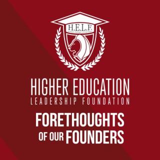 Forethoughts of our Founders