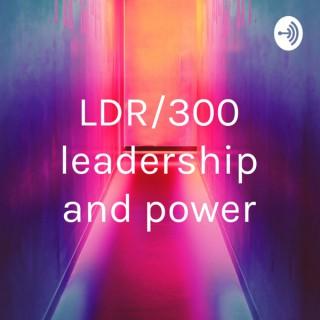 LDR/300 leadership and power