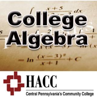 MATH 103: College Algebra - sc