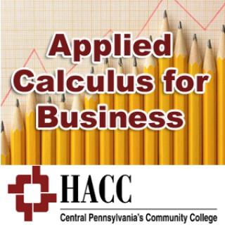 MATH 110: Applied Calculus for Business - pc
