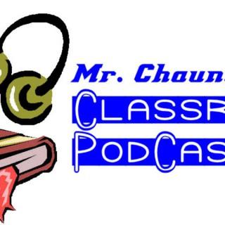 Mr. Chauncey's Class Podcasts