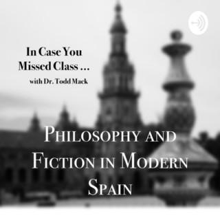 Philosophy and Fiction in Modern Spain