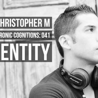 DJ Christopher M: Electronic Cognitions