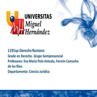 Derecho Romano. Grupo semipresencial (umh1191sp) curso 2013-14