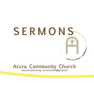 Accra Community Church Podcasts