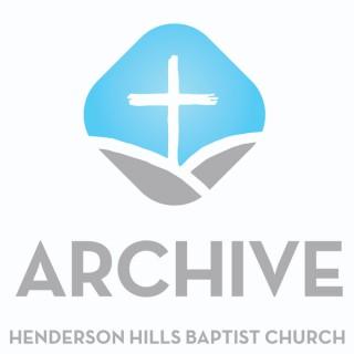 Henderson Hills Archive Podcast