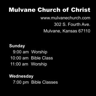 Mulvane Church Of Christ Sermons