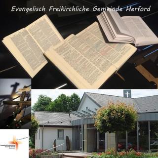 Predigt in der Evangelisch Freikirchlichen Gemeinde Herford