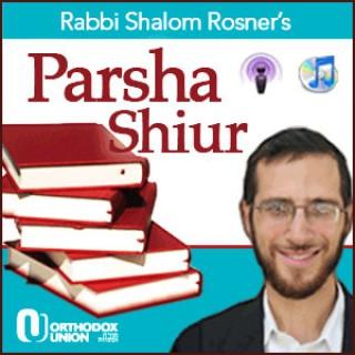 Rabbi Rosner on Parsha – OU Torah