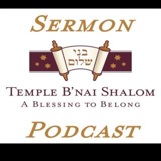 Sermons - Temple B'nai Shalom