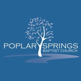Sermons – Poplar Springs Baptist Church
