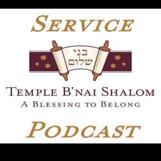 Services - Temple B'nai Shalom