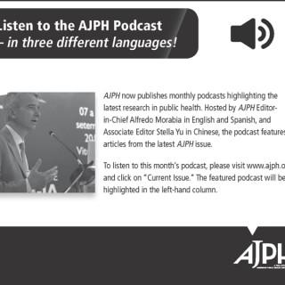 American Journal of Public Health Podcast