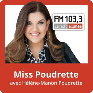 Miss Poudrette avec Hélène-Manon Poudrette du FM103,3