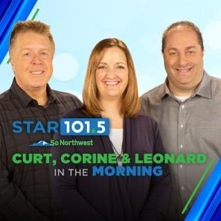Curt, Corine and Leonard in the Morning