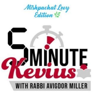 5 Minute Kevius with Rabbi Avigdor Milller