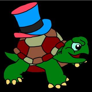 Schildkröte mit Hut