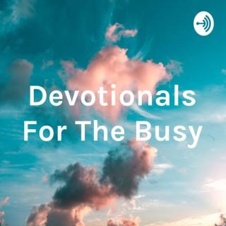 Devotionals For The Busy