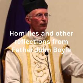 Homilies and other reflections from Father John Boyle