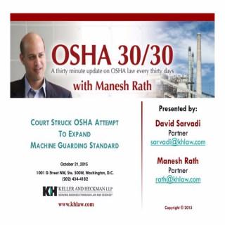 OSHA 30/30 and TSCA 30/30