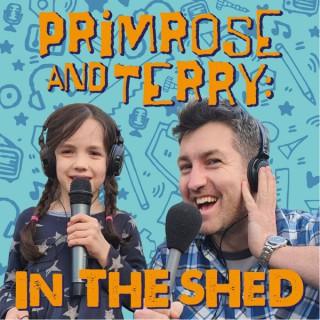 Primrose and Terry: in the shed