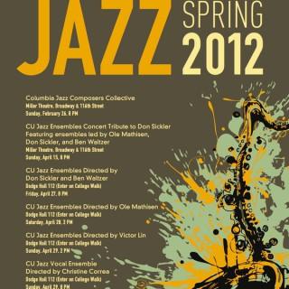 Columbia University Jazz Concerts, Spring 2012