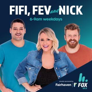 The Fifi, Fev & Nick Catch Up – 101.9 Fox FM Melbourne - Fifi Box, Brendan Fevola & Nick Cody