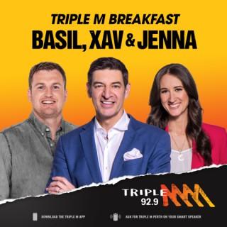 Triple M Breakfast with Basil, Xav and Jenna