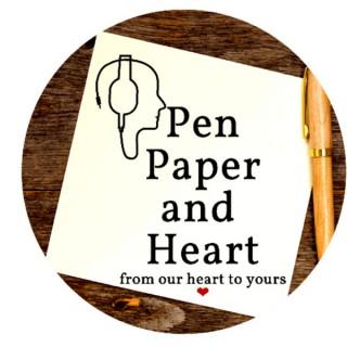 Pen paper and heart