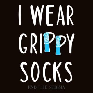 I wear grippy socks